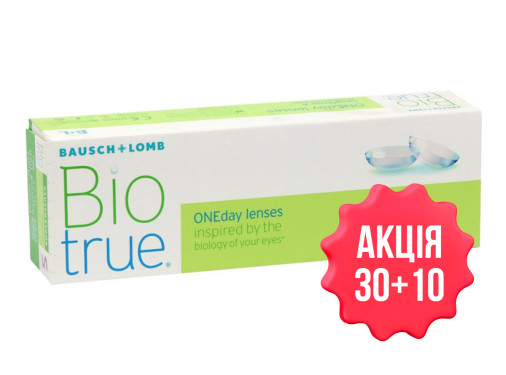 Контактні лінзи Biotrue ONEday
