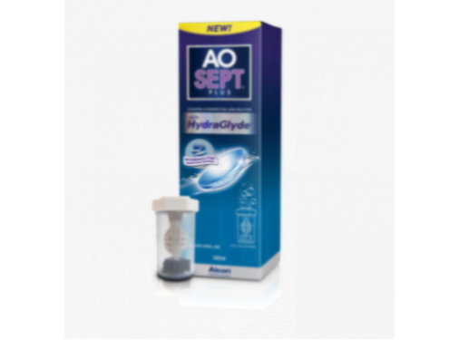 Розчин для лінз Aosept Plus HydraGlyde 360 ml