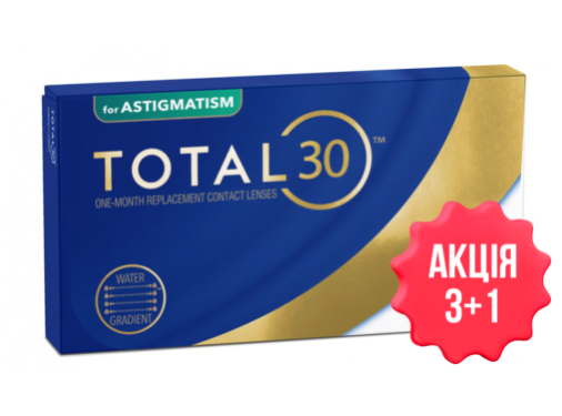 Контактні лінзи Total 30 for Astigmatism